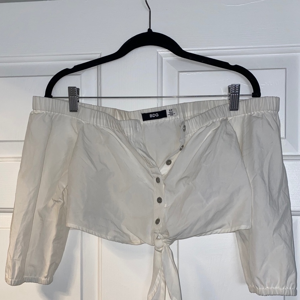 Off The Shoulder Crop Top